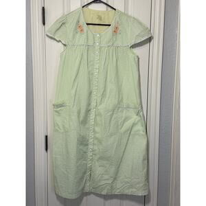 Secret Treasures House Dress XXL 16/18 | Coastal Grandma Cotton Lounge Gown